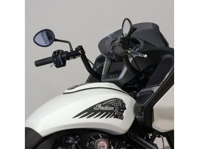 13in. x 1-1/4in. KlipHanger Handlebar - Black. Fits Indian Challenger 2020up.