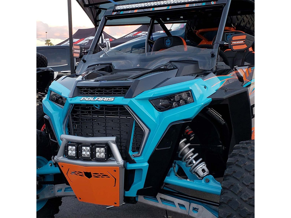 R-Spec UTV Flare Windshield - Dark Smoke. Fits Polaris RZR 1000 XP 2019up - Image 2