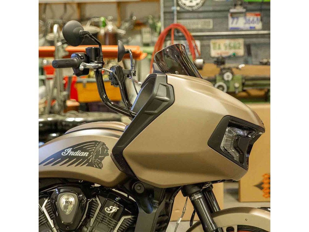 12in. x 1-1/4in. Ergo Handlebar - Black. Fits Indian Challenger 2020up. - Image 2