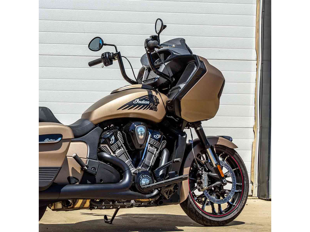 12in. x 1-1/4in. Ergo Handlebar - Black. Fits Indian Challenger 2020up.