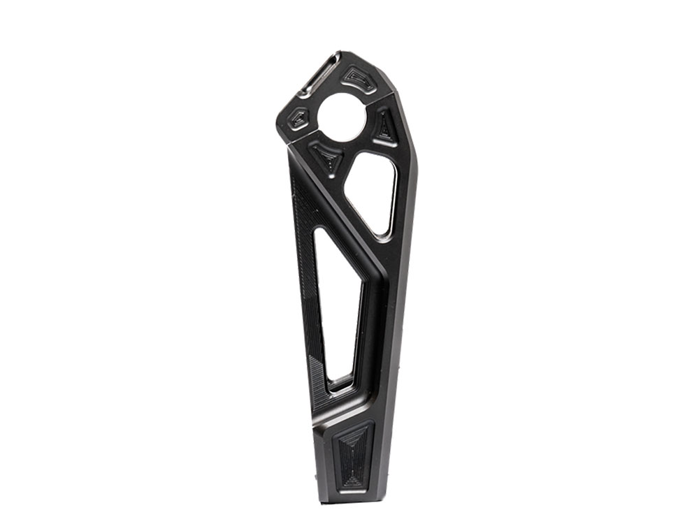 8in. Straight Fastback Risers - Black. Fits 1in. Handlebar - Image 2