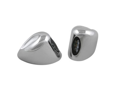 Front Mini Elypse Turn Signals - Chrome. Fits Road Glide 2015-2023 and Low Rider ST 2022up