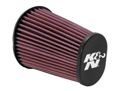 High-Flow Air Filter Element with Oval End Cap - Black. Fits Aircharger