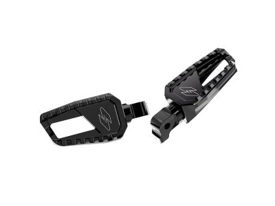 Apex Edge Footpegs - Black. Fits Front on Indian Chief Dark Horse, Chief Bobber Dark Horse 2022up & Scout 2015up