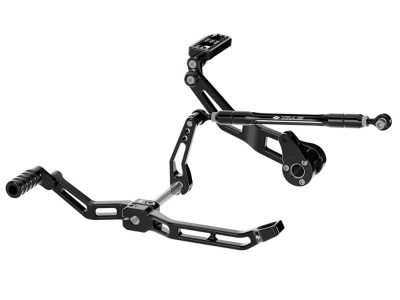 Max Lean Foot Controls - Black. Fits Touring 2014up.