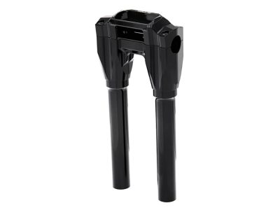 10in. Straight x 1-1/8in. Clamp Core Isolated Riser Kit - Black. Fits Softail Street Bob, Low Rider ST, Standard & Breakout 2018-2024