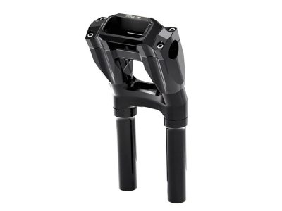 10in. Kickback x 1-1/8in. Clamp Core Isolated Riser Kit - Black. Fits Softail Street Bob, Low Rider ST, Standard & Breakout 2018-2024