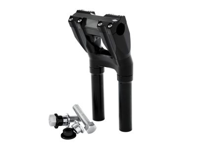 10in. Kickback x 1in. Clamp Isolated Riser Kit - Black. Fits 1in. Handlebar