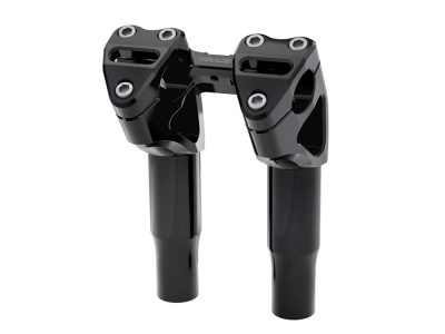 7in. Kickback x 1-1/8in. Clamp Workman Riser Kit - Black. Fits 1-1/8in. Handlebar