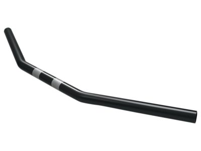 27in. wide x 1in. Flat Drag Bar Handlebar - Black.