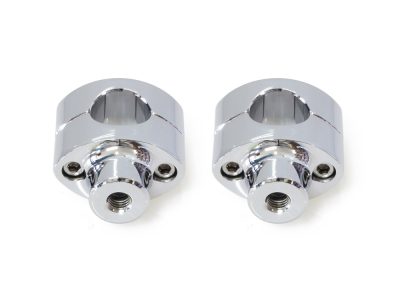 1-1/2in. Straight Two Piece Riser Kit - Chrome. Fits 1-1/4in. Handlebar