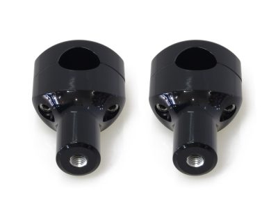 3in. Straight Two Piece Riser Kit - Gloss Black. Fits 1-1/4in. Handlebar