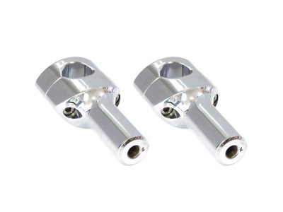 4in. Straight Two Piece Riser Kit - Chrome. Fits 1-1/4in. Handlebar