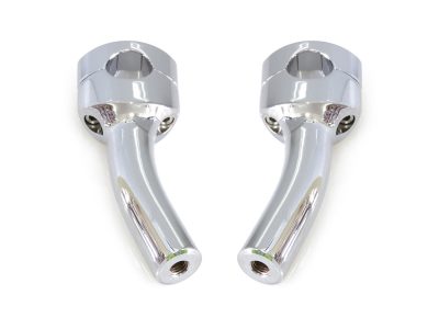 5.5in. Pullback Two Piece Riser Kit - Chrome. Fits 1-1/4in. Handlebar