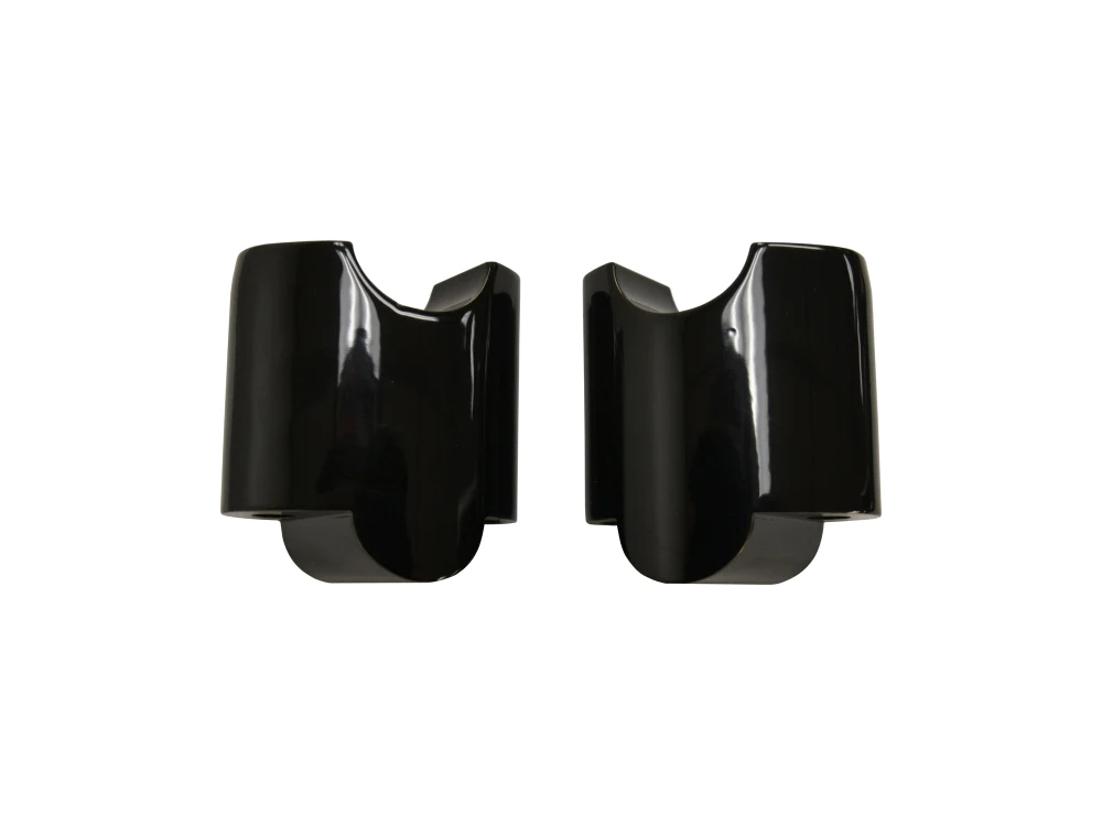 2in. Riser Spacers - Gloss Black. Fits Sportster Forty-Eight 2010-2021.