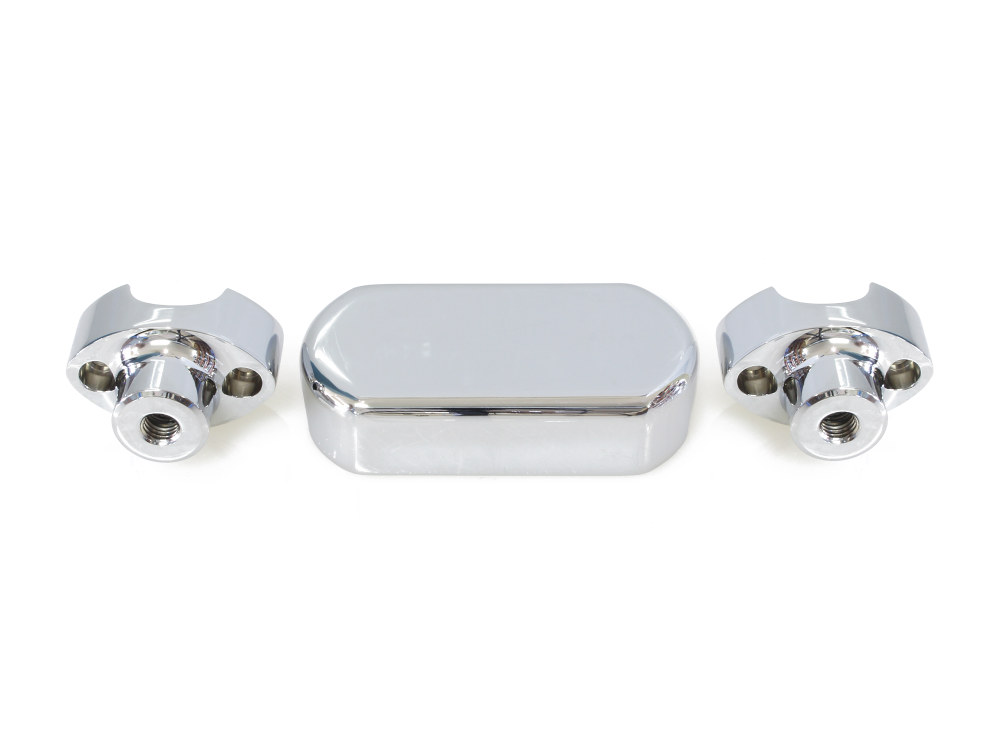 1-1/2in. Straight One Piece Riser Kit - Chrome. Fits 1-1/4in. Handlebar