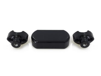 1-1/2in. Straight One Piece Riser Kit - Gloss Black. Fits 1-1/4in. Handlebar