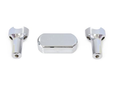 4in. Straight One Piece Riser Kit - Chrome. Fits Fits 1-1/4in. Handlebar