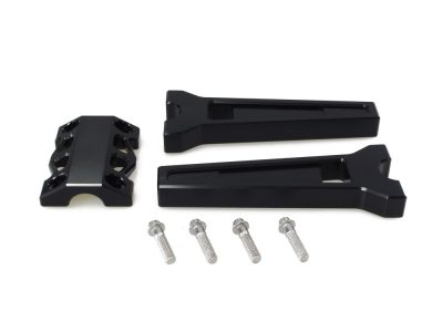 8in. Straight Performance Risers - Black. Fits 1-1/4in. Handlebar