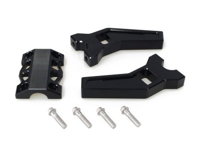 6in. Pullback Performance Risers - Black. Fits 1-1/4in. Handlebar