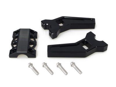 6in. Pullback Performance Risers - Black. Fits 1-1/4in. Handlebar