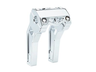 6in. Pullback Performance Risers - Chrome. Fits 1-1/4in. Handlebar
