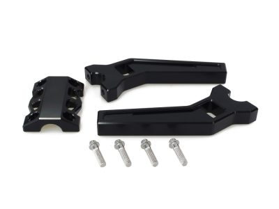 8in. Pullback Performance Risers - Black. Fits 1-1/4in. Handlebar