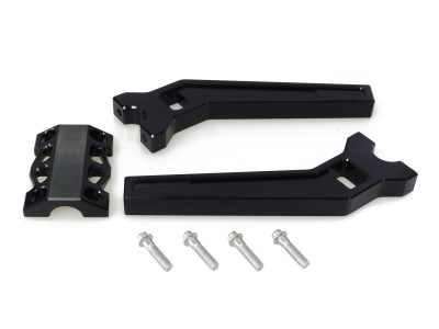 10in. Pullback Performance Risers - Black. Fits 1-1/4in. Handlebar