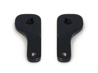 Mirror Drop-Down Brackets - Black. Fits Street Glide and Ultra Glide 2014up.
