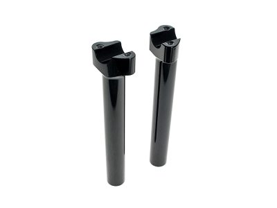 9-1/2in. Tall Risers - Gloss Black. Fits 1in. Handlebar