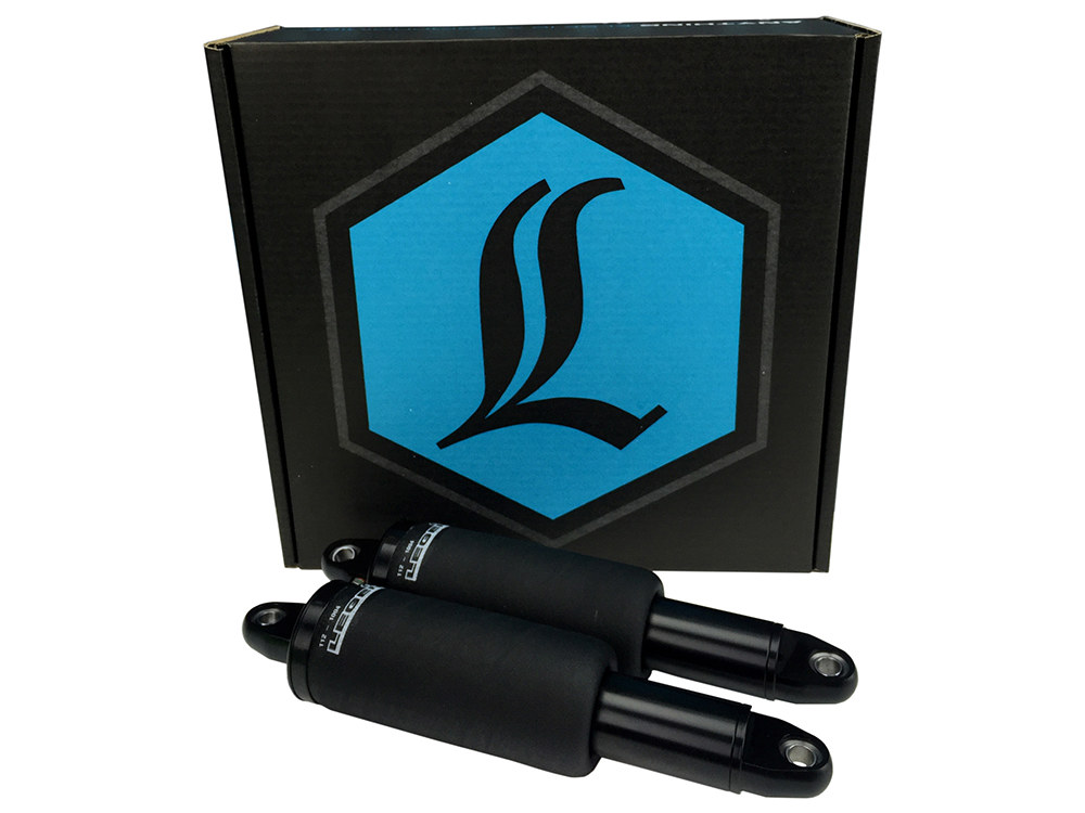 AERO Series, Rear Air Shock Absorbers - Black. Fits Dyna 2006-2017. - Image 3