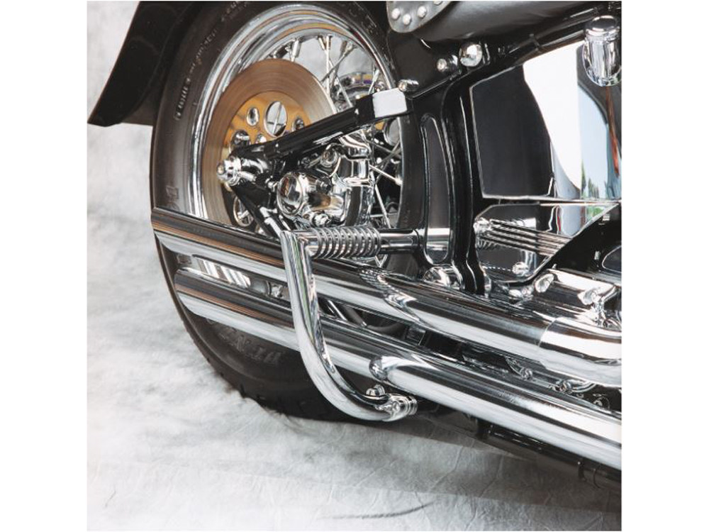 Linbar Rear Crashbars - Chrome. Fits Softail 1997-2017. - Image 2