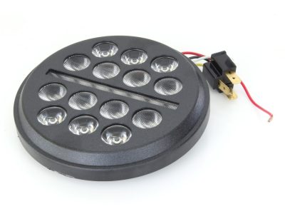 5-3/4in. Buck-Shot Fly Eye LED HeadLight Insert Black