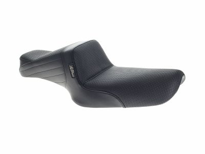 Tailwhip Dual Seat - Basket Weave. Fits Sportster 1982-2003.