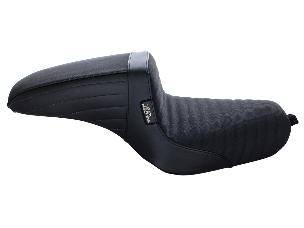 Kickflip Dual Seat with Pleated Gripper Tape. Fits Sportster 2004-2006 & Sportster 2010-2021 Models with either 3.3 or 4.5 Gallon Tank. - Image 3