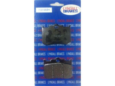 Gold-Plus Brake Pads. Fits Performance Machine 125X4R & 137X4B Calipers & Softail 2006up with Performance Machine Integrated Caliper & Hawg Halters 4 Piston Calipers