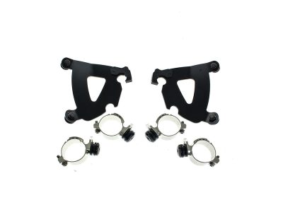 Black Road Warrior Trigger-Lock Mounting Hardware. Fits Indian Cruiser Chief & Chief Dark Horse 2022up