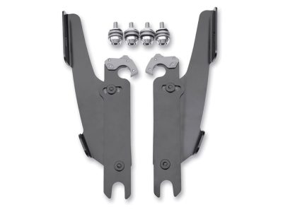 Black Batwing Fairing Trigger-Lock Mounting Hardware. Fits FL Softail 1986-2017 With Out Spotlight Bar.