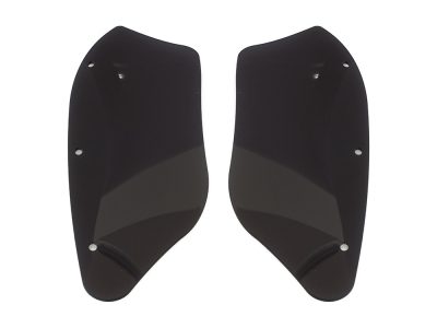 Wind Deflectors - Black. Fits Memphis Shades Batwing Fairing Only