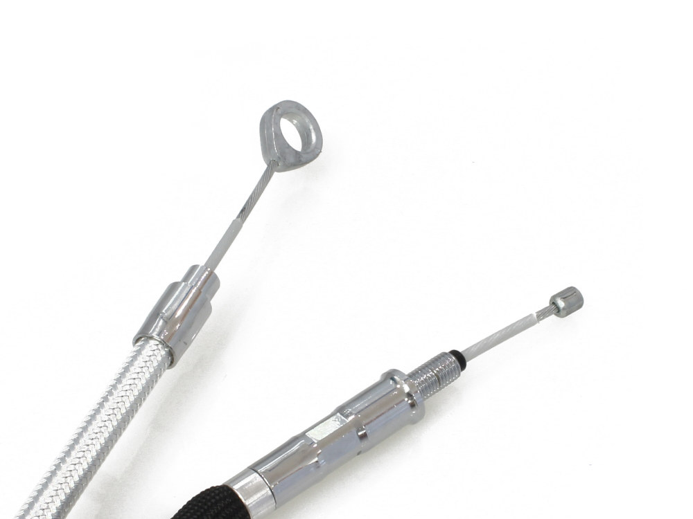 71in. Clutch Cable - Sterling Chromite. Fits Touring 2008-2016 and 2021-2024. - Image 2