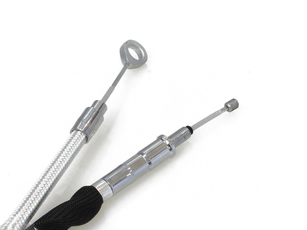 81in. Clutch Cable - Sterling Chromite. Fits Softail 2007-2024 & Dyna 2006-2017. - Image 2