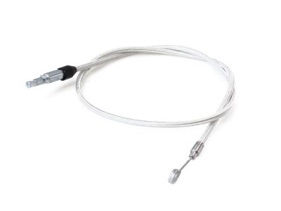 54in. Quick Connect Upper Clutch Cable - Sterling Chromite. Fits Softail 2018-2024 & Most Touring 2021-2024