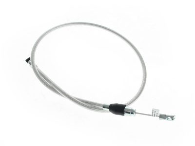 40in. Quick Connect Upper Clutch Cable - Sterling Chromite. Fits Touring 2024up & Softail 2025up