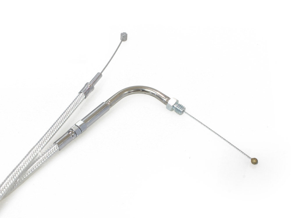32-1/2in. Throttle Cable - Sterling Chromite. Fits Big Twin 1990-1995. - Image 2
