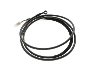 80in. Hydraulic Clutch Line with 10mm x 35 Degree Banjo - Black Pearl. Fits Touring & Softail 2017up Models with the Original H-D Hydraulic Clutch.