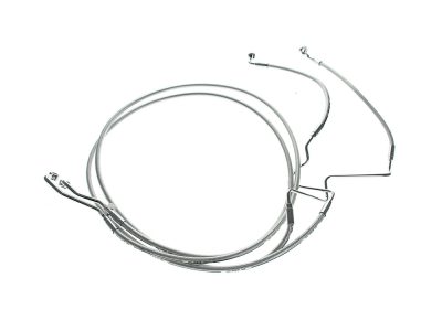 Lower Front Brake Line - Sterling Chromite. Fits Road Glide 2024up