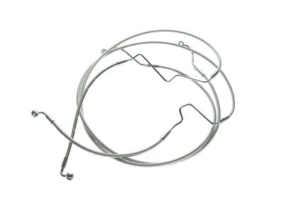 Lower Front Brake Line - Sterling Chromite. Fits Road King Special 2024up