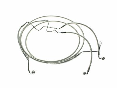 Lower Front Brake Line - Sterling Chromite. Fits Road Glide Limited 2024up
