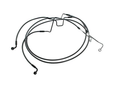 Lower Front Brake Line - Black Pearl. Fits Road Glide Limited 2024up