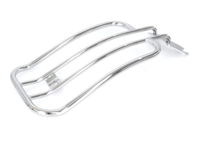 Solo Seat Luggage Rack - Chrome. Fits Softail Deluxe & Heritage Softail Classic 2018up.